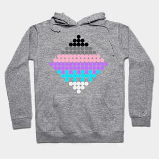 dot pattern B Hoodie